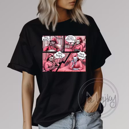 Horror Icons in Pink