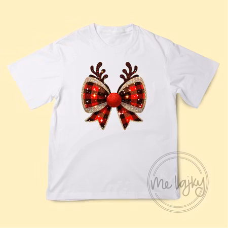 Jul-T-shirt med Renrosett