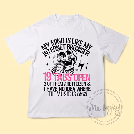 T-shirt - 19 Tabs Open