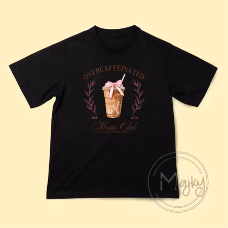 T-shirt - Overcaffeinated Moms Club