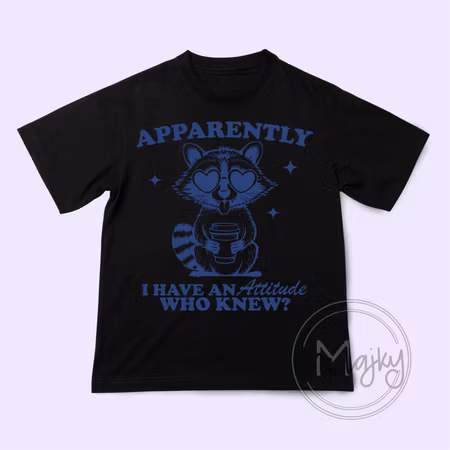 T-shirt -Attitude – Who Knew? Vuxenstorlek