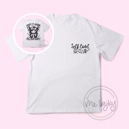 T-shirt - Self Love Club (vuxenstorlek)