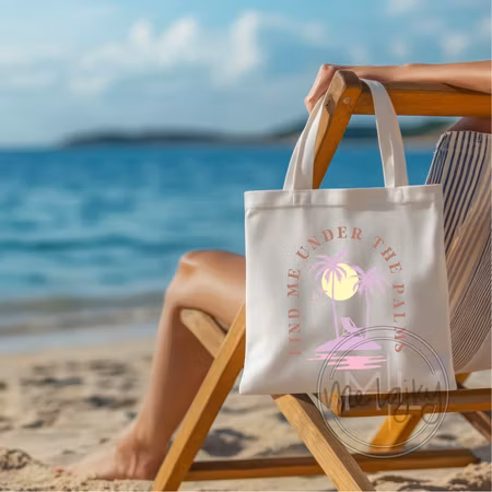 Tygväska - find me under the palms