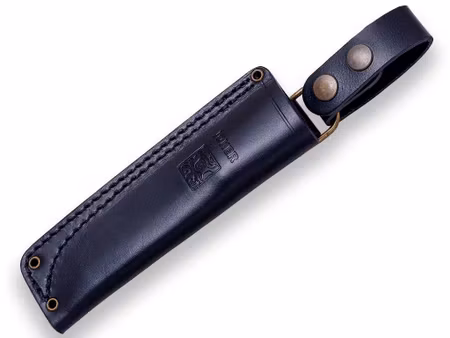 Handgjord Joker Ember bushcraftkniv 10,5 cm – scandi, micarta och 14C28N