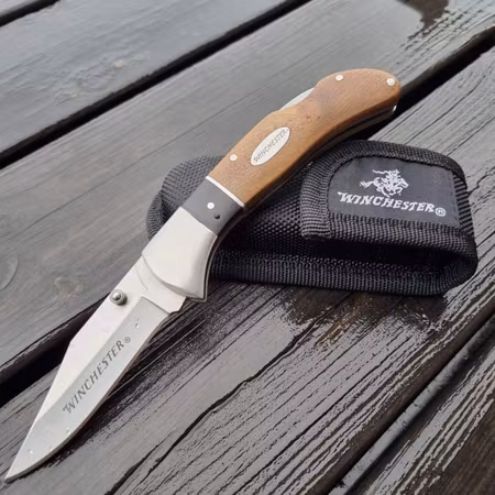 Köp Winchester Fällkniv Jakt Burlwood 18 cm | Knivmagasinet