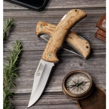 Cudeman Artemisa 326-D fällkniv 9 cm – handgjord i satinbjörk, Böhler N690Co