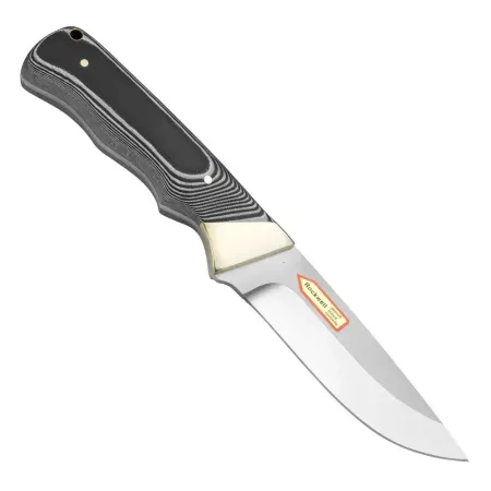 PUMA SGB Badlands G10 jaktkniv 10 cm – svart handtag och läderslida