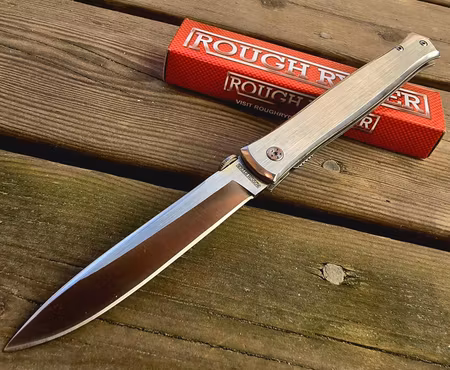 EDC-kniv helt i rostfritt stål – slitstark effektiv & enkel att bära med sig