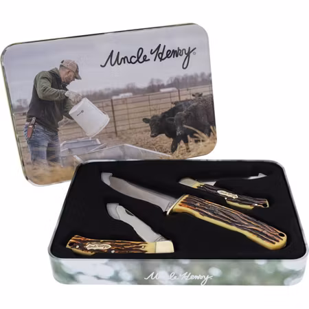 Schrade kniv set uppskattad present till en jägare