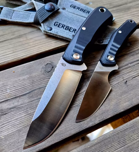 Gerber Downwind Jaktknivar med fast blad till paket pris