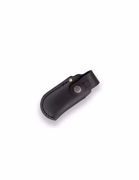 Joker Kniv väska svart läder tillverkad för hand i Spanien.