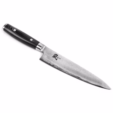 Japansk Kockkniv Yaxell Ran Chef's knife Svart Canvas-Micarta handtag