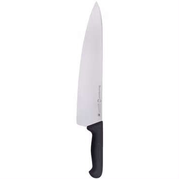 Stor Kockkniv med svart handtag av gummi  Messermeister Pro Series