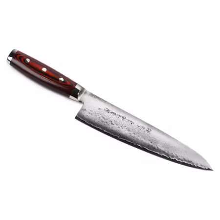 japansk kockkniv Yaxell Super Gou 161 lager damaskusstål