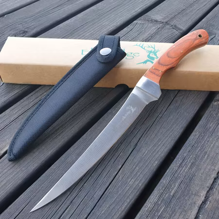 Elk Ridge | ER-028 Filékniv | Trä handtag