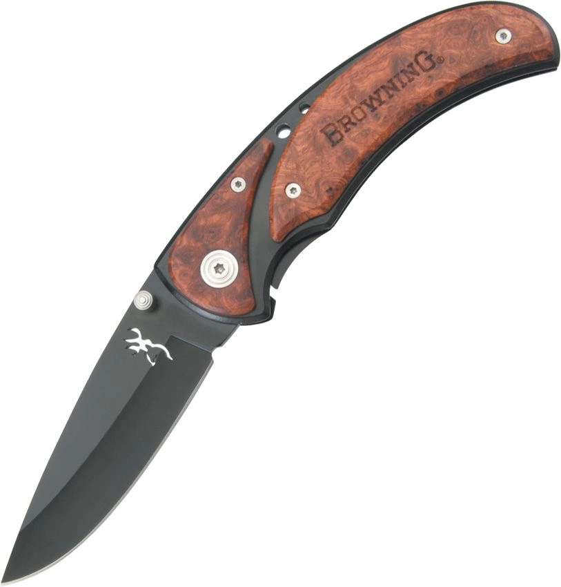 Browning Fällbar Jaktkniv Framelock Cocobolo - Knivmagasinet