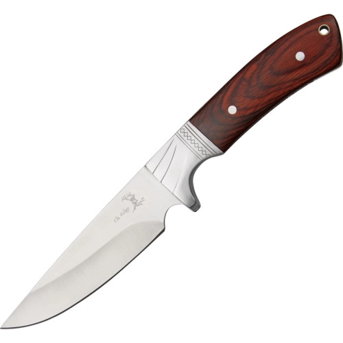 Elk Ridge Jaktkniv i Burlwood - Fast Blad 11 cm | Knivmagasinet