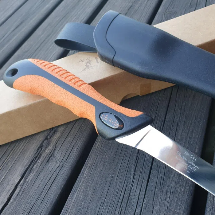 Elk Ridge Fiskekniv 31 cm - Gummerat Grepp | Knivmagasinet