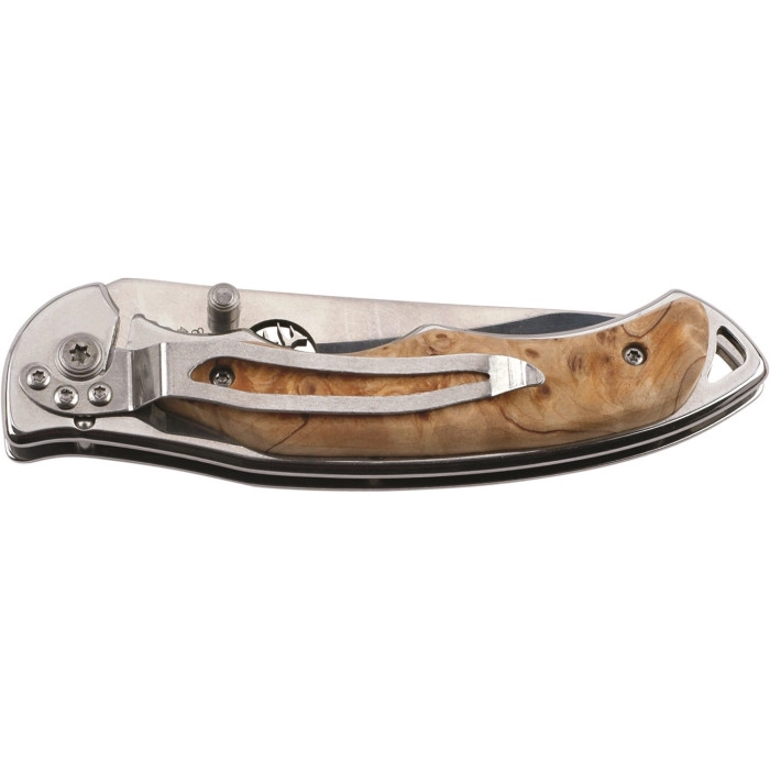 Elk Ridge EDC Fällkniv Burlwood - Lockback & 440 Stål | Knivmagasinet