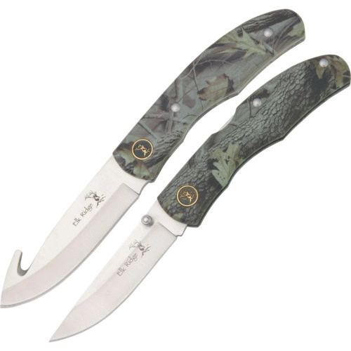 Elk Ridge Jaktknivsset Camo - Fällkniv & Fast Blad | Knivmagasinet