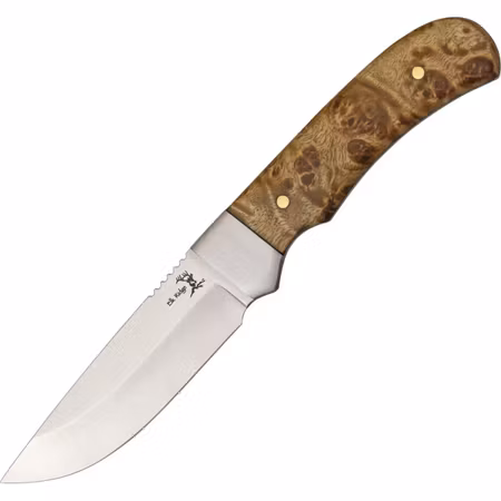 Liten Allroundkniv med fast blad & Burlwood – 20 cm | Knivmagasinet