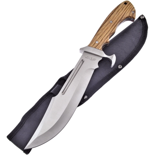 Bowiekniv i Valnöt & Rostfritt Stål – 34 cm Full Tang | Knivmagasinet