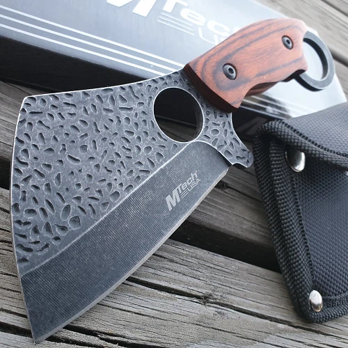 M-Tech Fastbladskniv Kniv 19 cm med Fingerring & Fulltang – Knivmagasinet