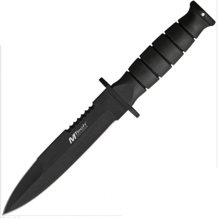 M-Tech Svart Dolk 25 cm – Stickkniv i 440 Stål – Knivmagasinet