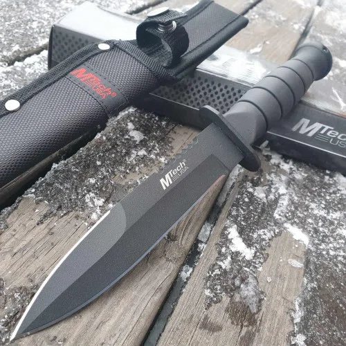 M-Tech Svart Dolk 25 cm – Stickkniv i 440 Stål – Knivmagasinet