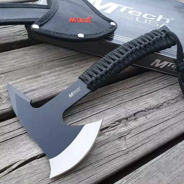 MTech Tomahawk Yxa 21 cm Svart 440 Stål – Knivmagasinet