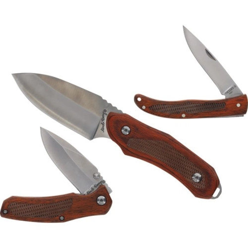Schrade Knivset Jakt & Outdoor – 3 delar i plåtask | Knivmagasinet