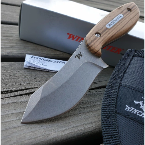 Köp Winchester Barrens Jaktkniv 19 cm Zebraträ | Knivmagasinet