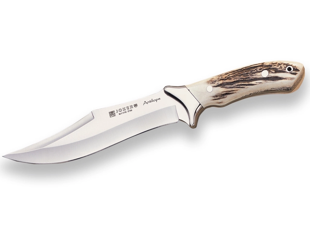 Köp Joker Antilope Jaktkniv 33 cm – Full Tang & Stag Horn | Knivmagasinet