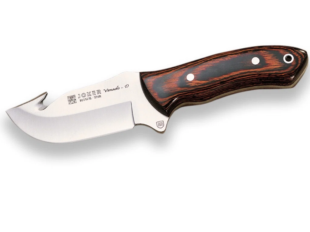 Köp Joker Venado Jaktkniv 22 cm – Full Tang & Rött Trä | Knivmagasinet