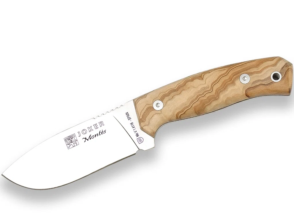 Köp Joker Montes Jaktkniv-Storvilt 22,5 cm i Olivträ | Knivmagasinet