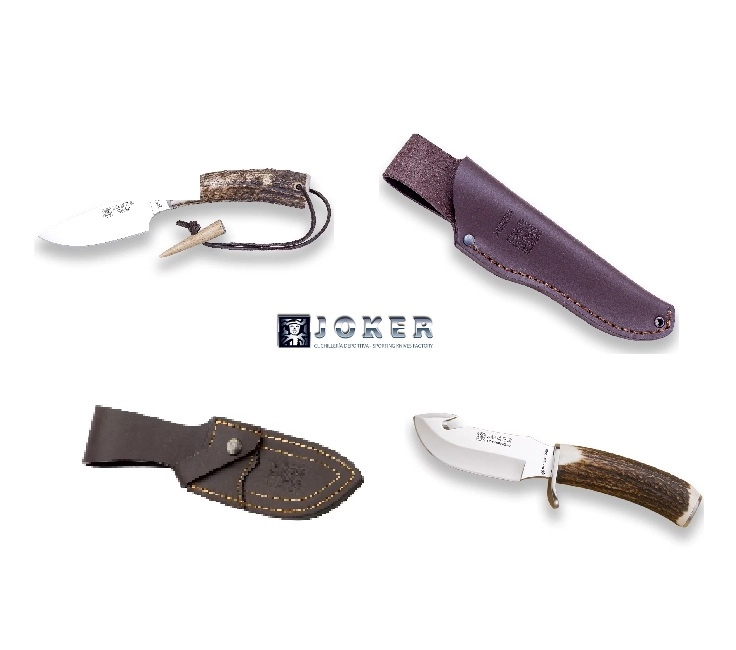 Köp Joker Jaktknivsset med Hjorthorn – Desmogue & Pil | Knivmagasinet