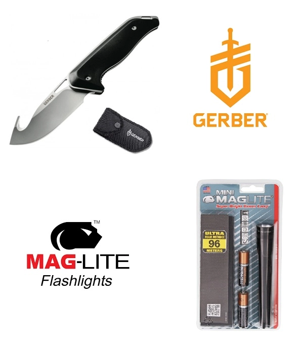 Gerber Moment Folder Jaktkniv & Maglite Ficklampa Set – Köp hos Knivmagasinet