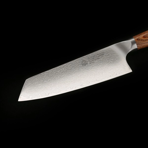 PUMA IP 7" Santoku Knife – 67 lager damaskusstål VG10 | Knivmagasinet