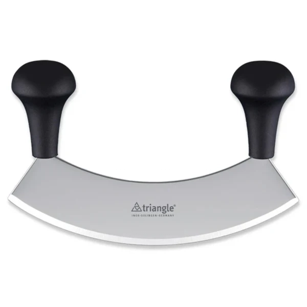 Triangle Ulu 23 cm - Stor Vaggkniv med Dubbla Handtag - Knivmagasinet