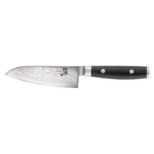 Yaxell RAN Santokukniv 12,5 cm | 69 Lager Damaskusstål VG10 | Knivmagasinet