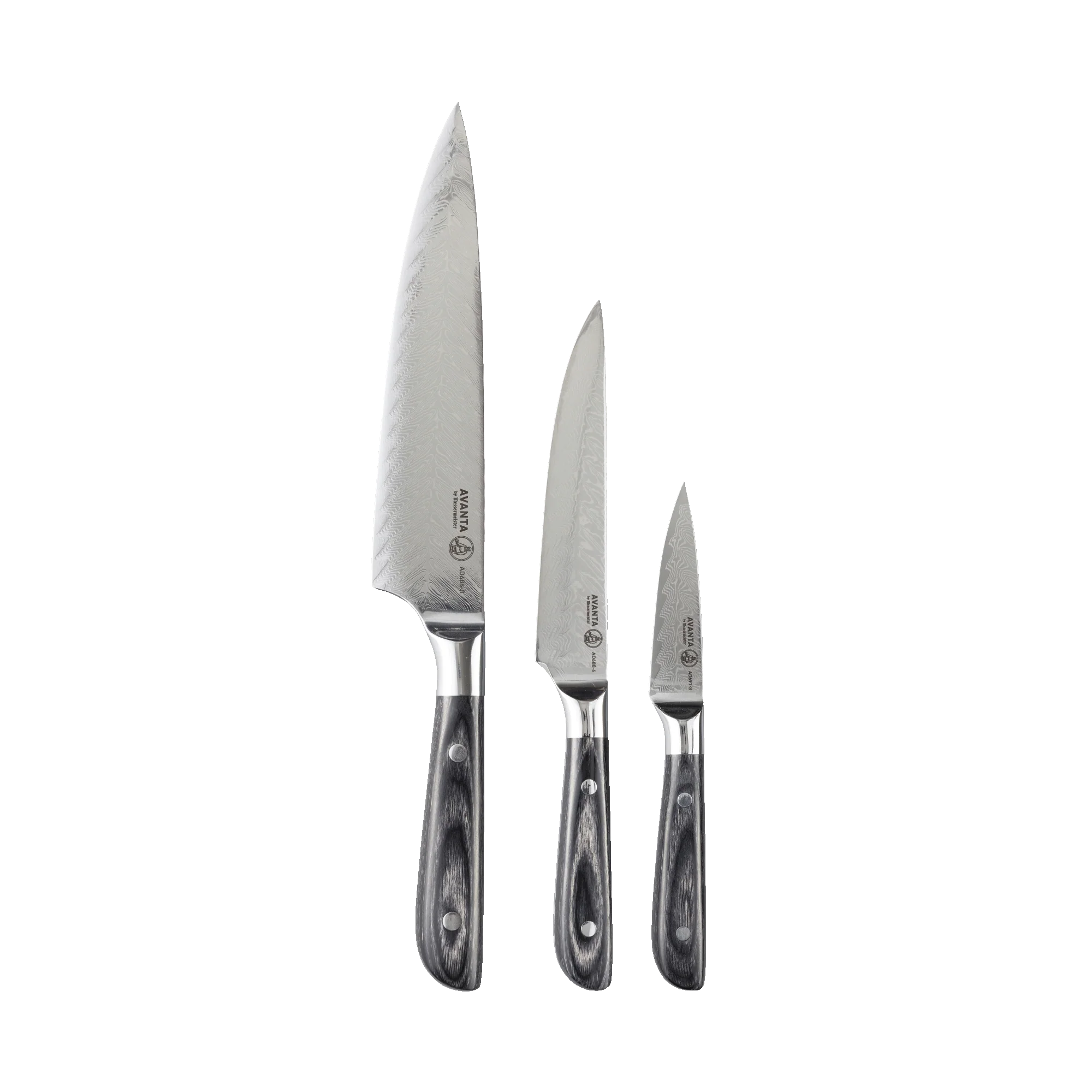 Messermeister Avanta Damascus Knivset 3 Delar | VG10 Damaskus | Knivmagasinet