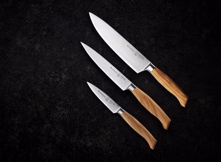 Messermeister Oliva Luxe Knivset 3 Delar | Handgjort i Solingen