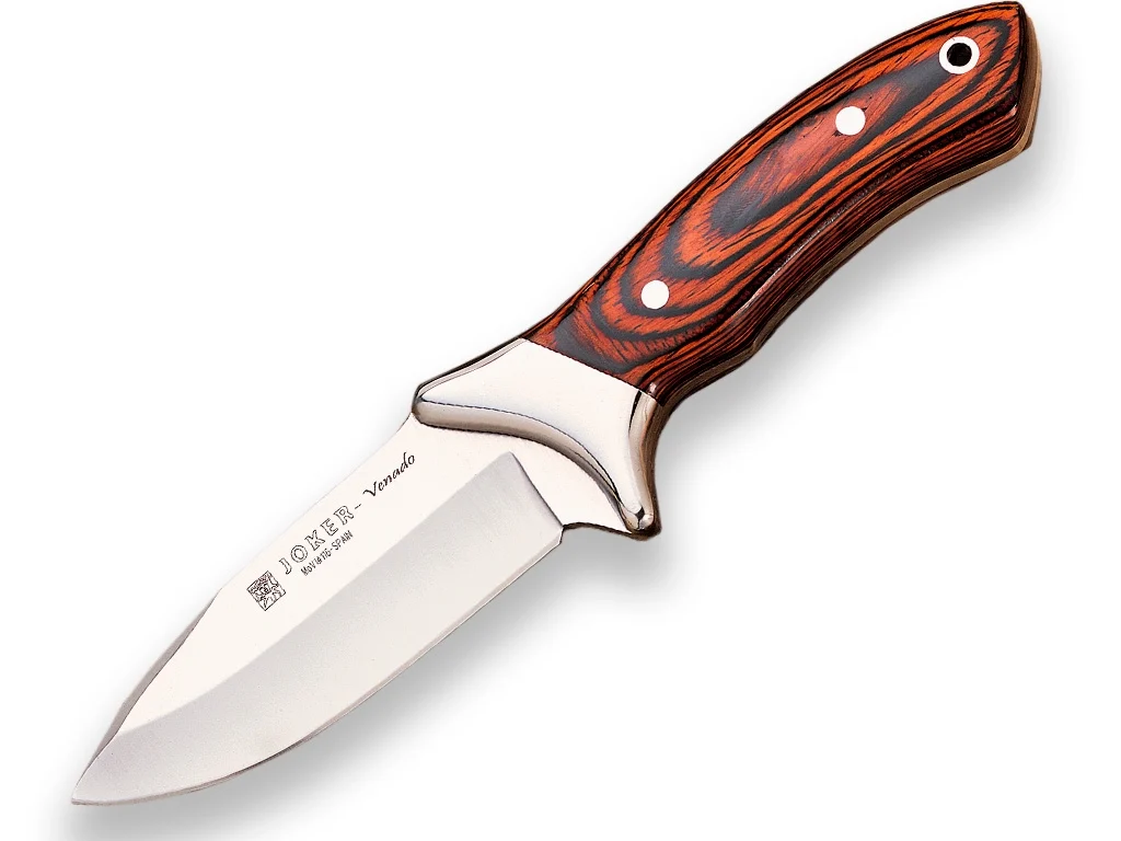 Joker Venado jaktkniv med trähandtag – Full Tang 11 cm