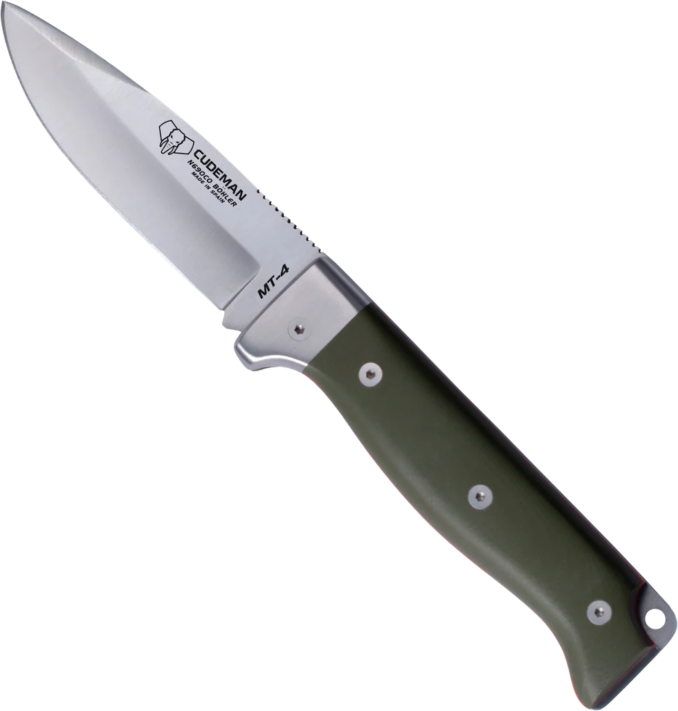 Cudeman MT-4 Green G10 Jaktfällkniv N690Co | Knivmagasinet