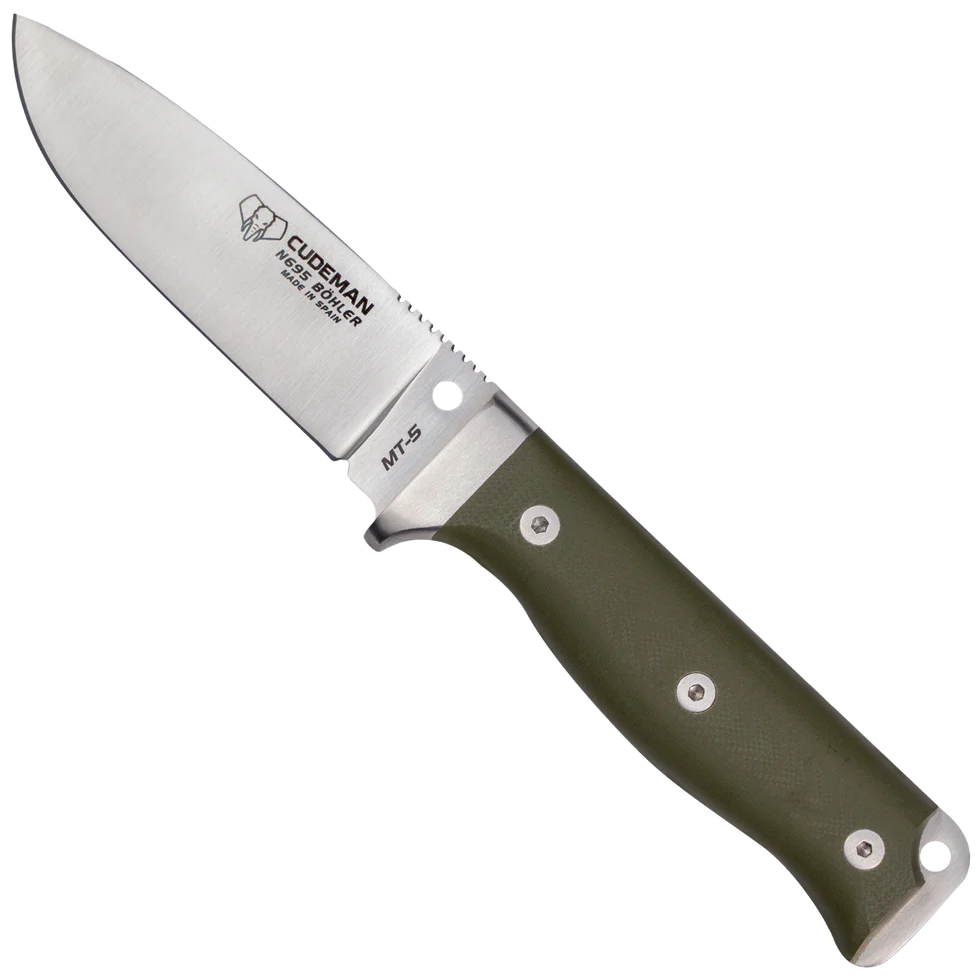 Cudeman MT-5 Green G10 Fastbladskniv N695 | Knivmagasinet