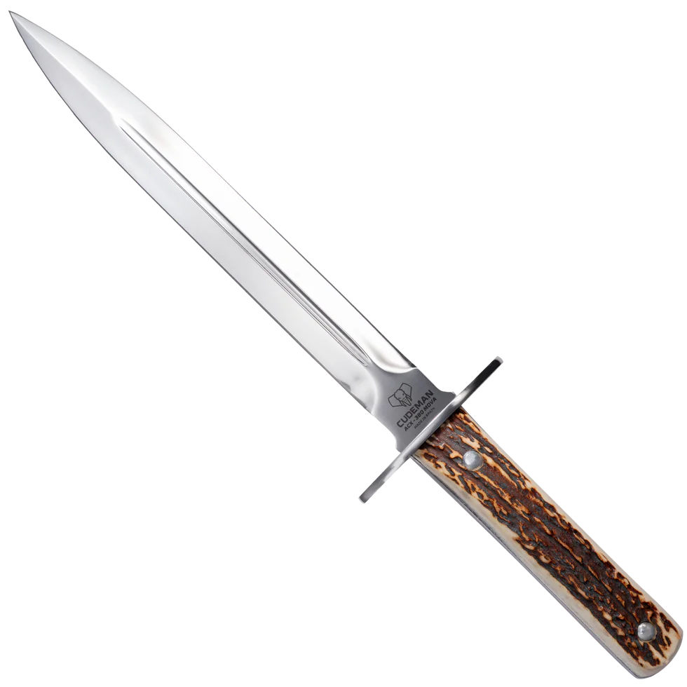 Cudeman Stag Antler Dagger Stickkniv i Hjorthorn | Knivmagasinet