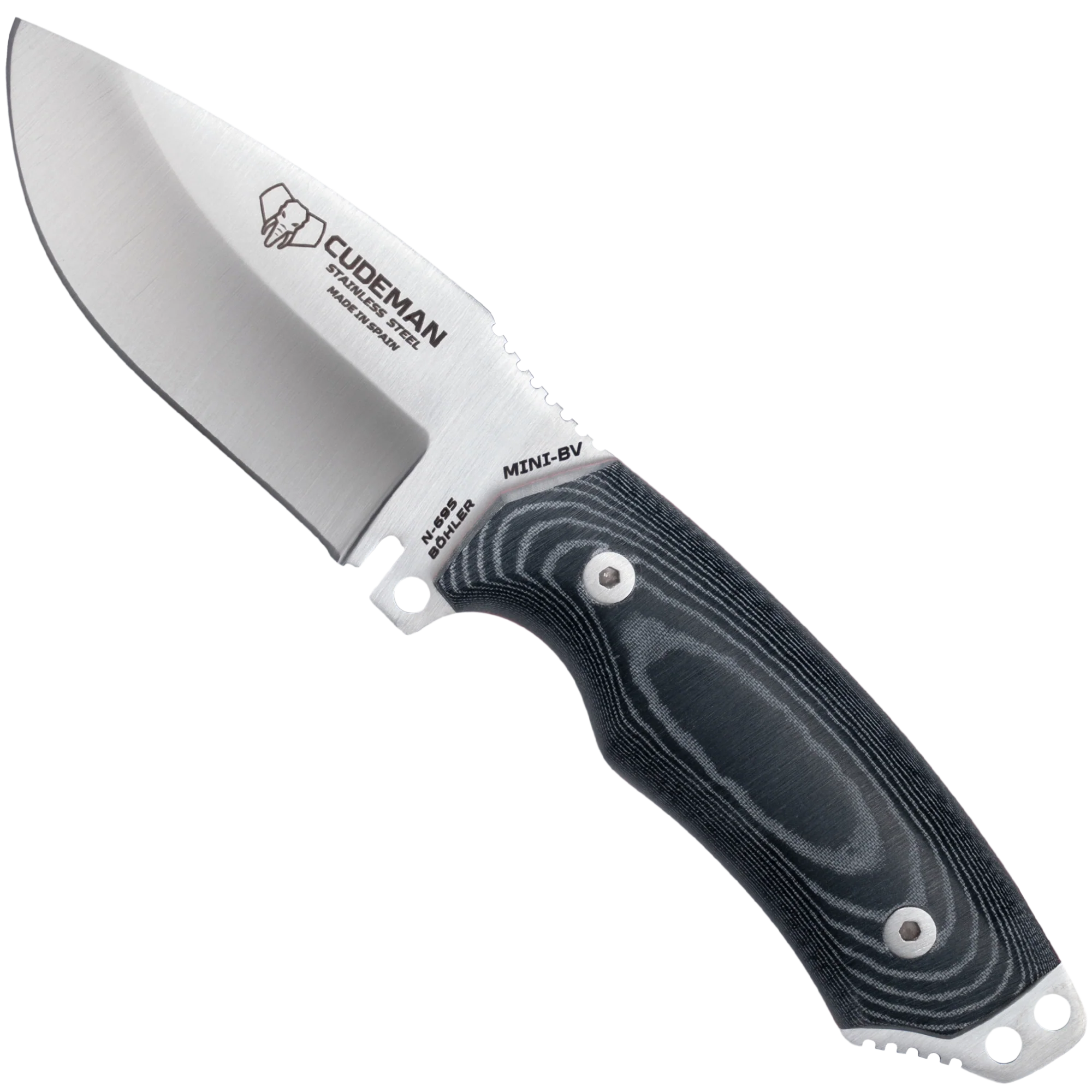 Cudeman Mini Boina Verde Black Micarta N695 | Knivmagasinet