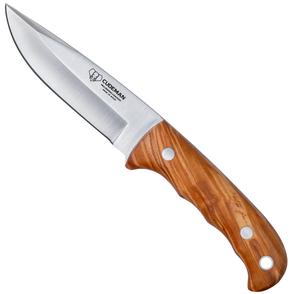 Cudeman 147-L Jaktkniv 22 cm – Olivträ & Full Tang i Knivmagasinet