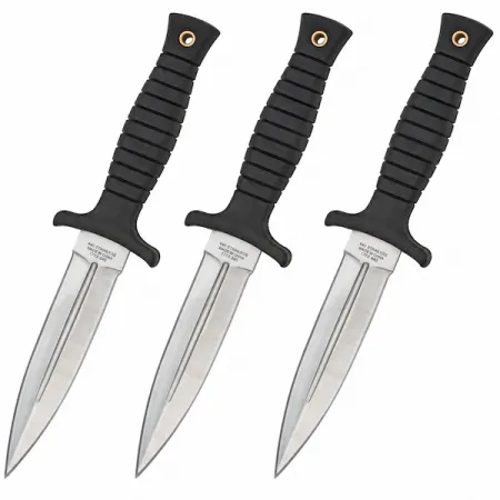 Stickkniv 3-pack – avfångstkniv 23 cm i 440-stål