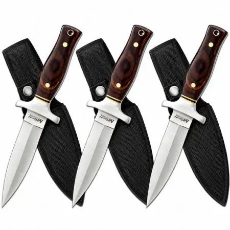 M-Tech MT-2003 stickkniv 3-pack – avfångstkniv 12 cm
